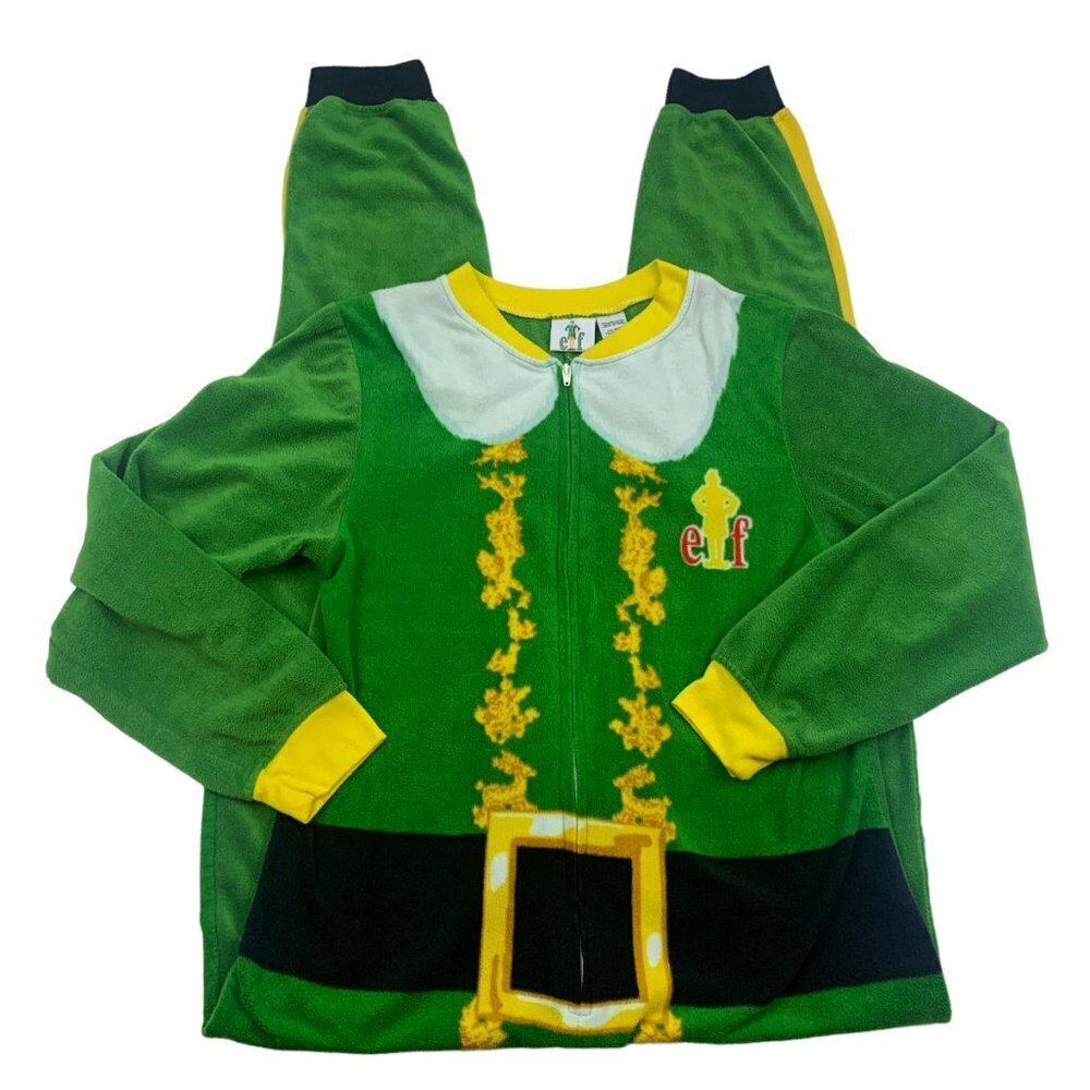 ELF Buddy the Elf Fleece Lounge/Pajama Onsie Women's Size Medium